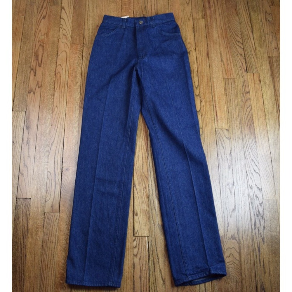 NWT Vintage Ms. Lee Women's High Rise Bootcut Dark Wash Denim Jeans Sz 11 28x35